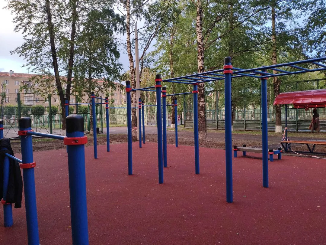 Sbarra per trazioni presso Calisthenics Park at бульвар Доменщиков, Череповец – foto 1 di 1