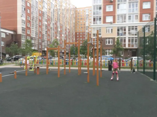 Calisthenics Park at улица Липовый парк, район Коммунарка
