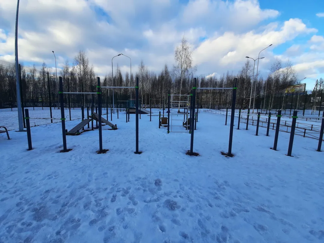 Bară de tracțiuni la Calisthenics Park at Аэропортовская улица, Всеволожск – fotografia 1 din 2