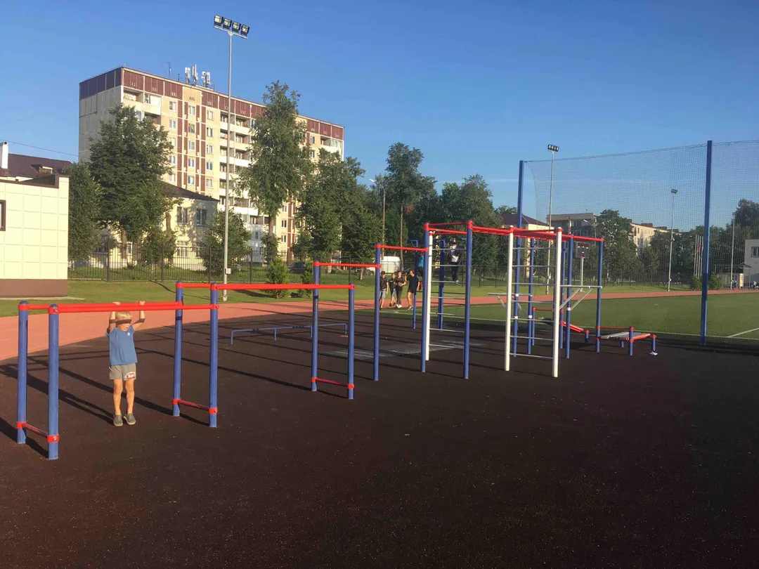 Pull Up Bar at Calisthenics Park at ДЮСШ, Сланцы – photo 1 of 2