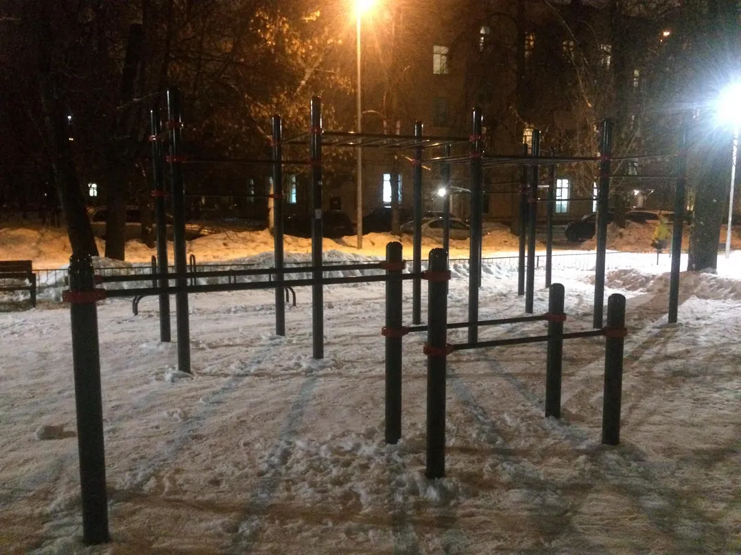 Sprossenwand bei Calisthenics Park at улица Гамалеи, Москва #wp2699 – Foto 4 von 4