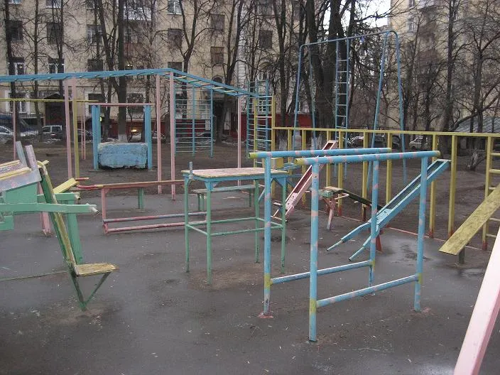 Шведська стінка на майданчику Calisthenics Park at улица Сальвадора Альенде, Москва – фото 4 з 4