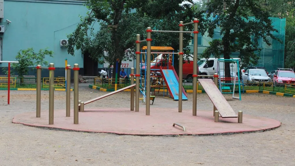 Bară de flotări la Calisthenics Park at Большая Серпуховская улица, Москва – fotografia 6 din 6