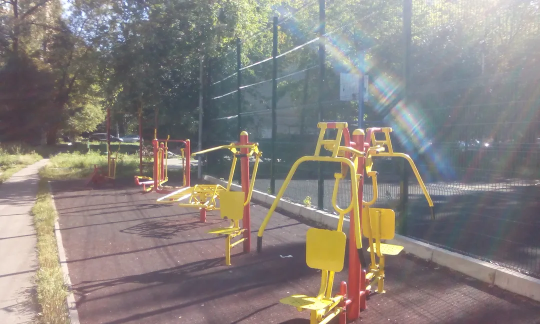 Parallele presso Calisthenics Park at Старый Зыковский проезд, Москва – foto 2 di 3