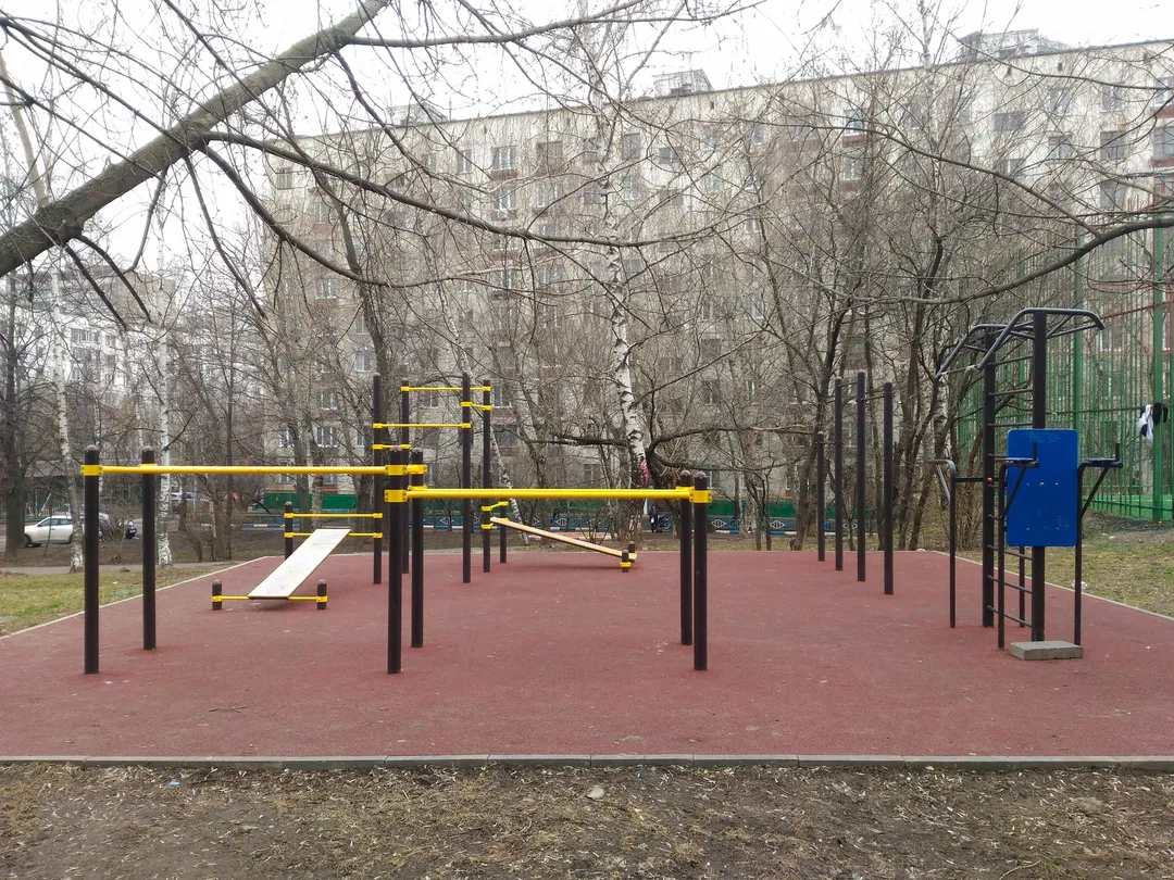 Bară de tracțiuni la Calisthenics Park at улица Архитектора Власова, Москва #wp2720 – fotografia 1 din 2
