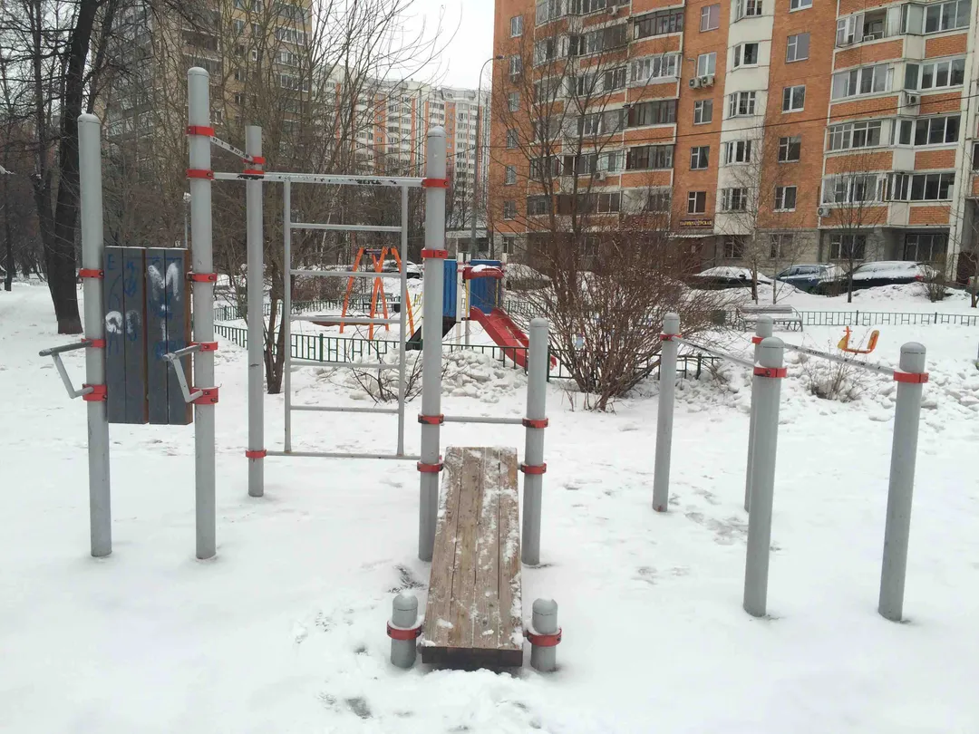Турнік на майданчику Calisthenics Park at Ялтинская улица, Москва – фото 1 з 2