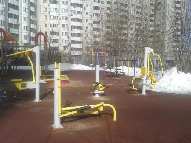 Simulator de schi fond la Calisthenics Park at улица Коштоянца, Москва #wp2751 – fotografia 3 din 3