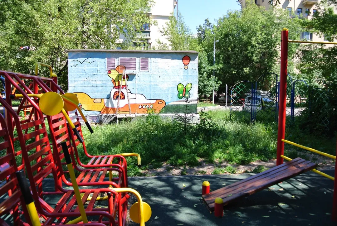 Турнік на майданчику Calisthenics Park at Лазаревский переулок, Москва – фото 1 з 3