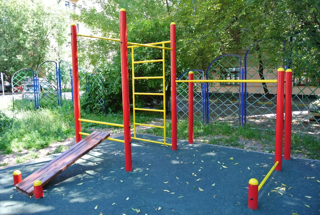 Бруси на майданчику Calisthenics Park at Лазаревский переулок, Москва – фото 2 з 3