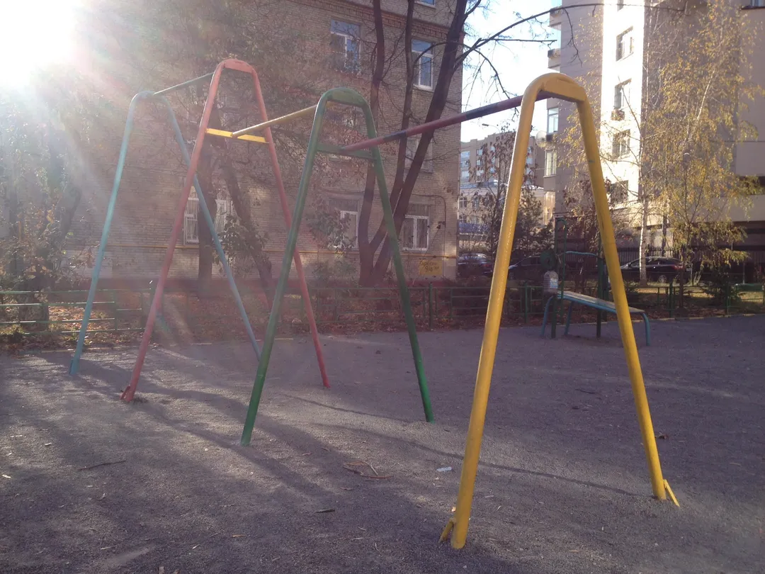 Шведська стінка на майданчику Calisthenics Park at Оболенский переулок, Москва – фото 4 з 5