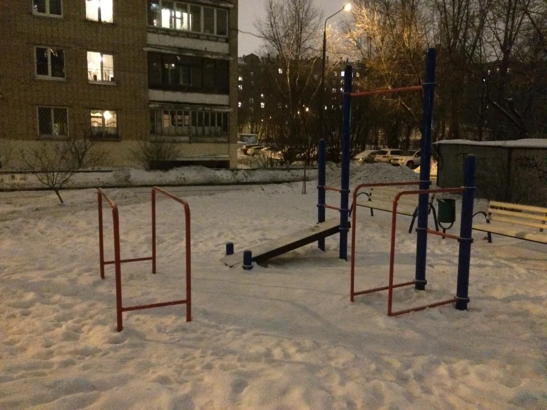 Bară de tracțiuni la Calisthenics Park at улица Зои и Александра Космодемьянских, Москва – fotografia 4 din 4