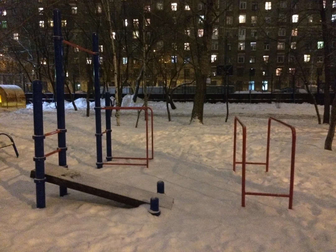 Bare paralele la Calisthenics Park at улица Зои и Александра Космодемьянских, Москва – fotografia 2 din 4