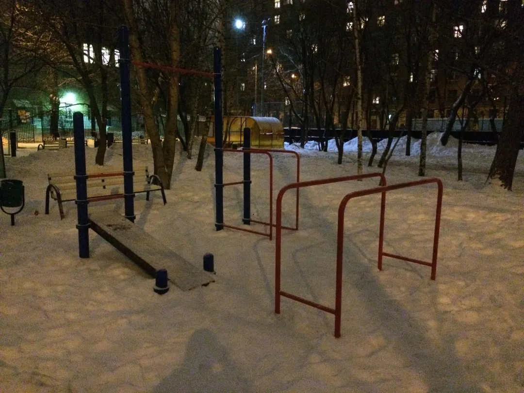 Bară de tracțiuni la Calisthenics Park at улица Зои и Александра Космодемьянских, Москва – fotografia 1 din 4