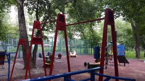 Бруси на майданчику Calisthenics Park at Вокзальный переулок, Москва – фото 2 з 2