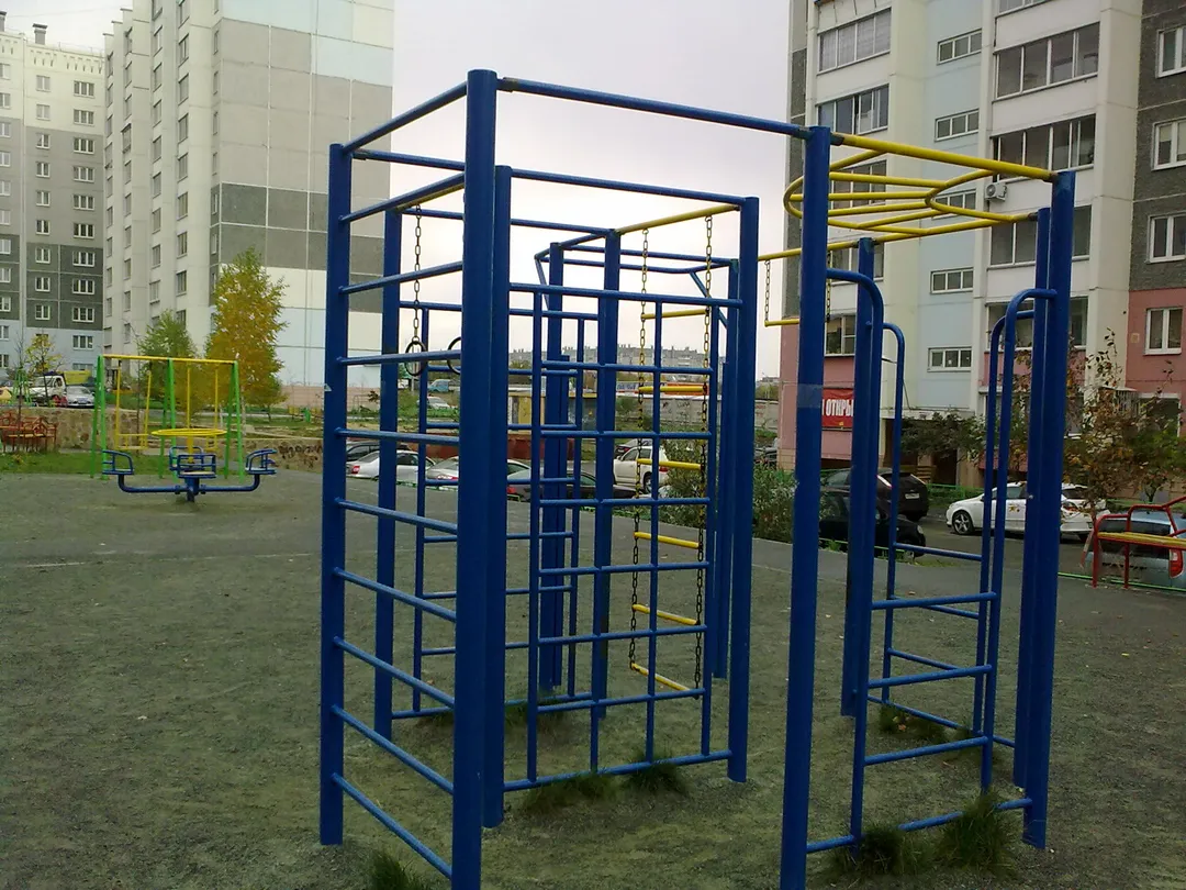 Monkey Bars la Calisthenics Park at Молдавская улица, Челябинск – fotografia 3 din 4