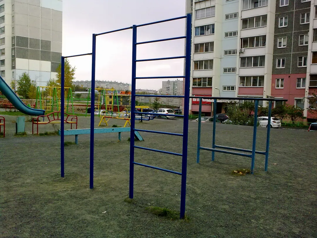 Bară de tracțiuni la Calisthenics Park at Молдавская улица, Челябинск – fotografia 1 din 4
