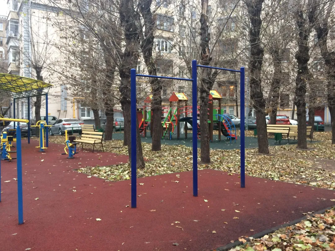 Турнік на майданчику Calisthenics Park at улица Алабяна, Москва #wp2811 – фото 1 з 5