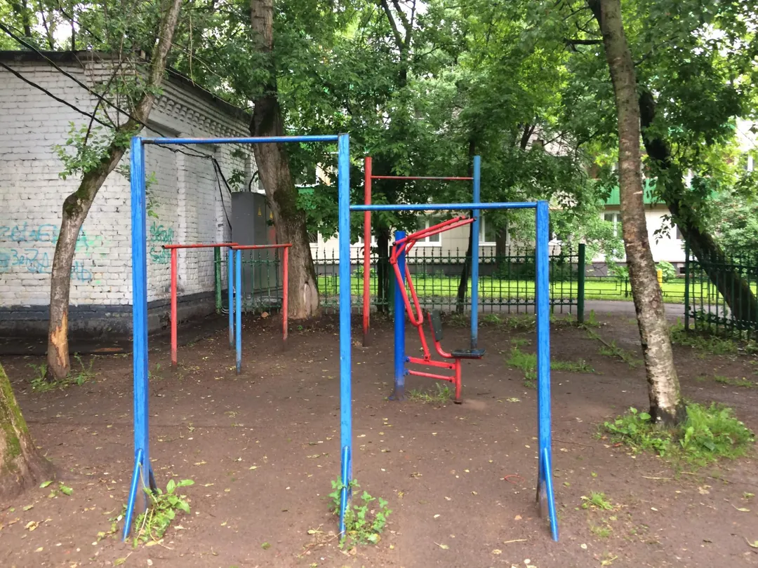 Klimmzugstange bei Calisthenics Park at бульвар Матроса Железняка, Москва – Foto 1 von 4