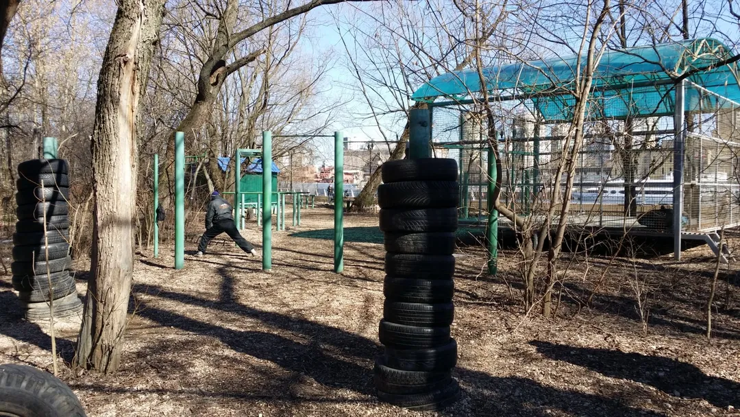 Barres parallèles à Calisthenics Park at улица Свободы, Москва #wp2817 – photo 2 sur 8