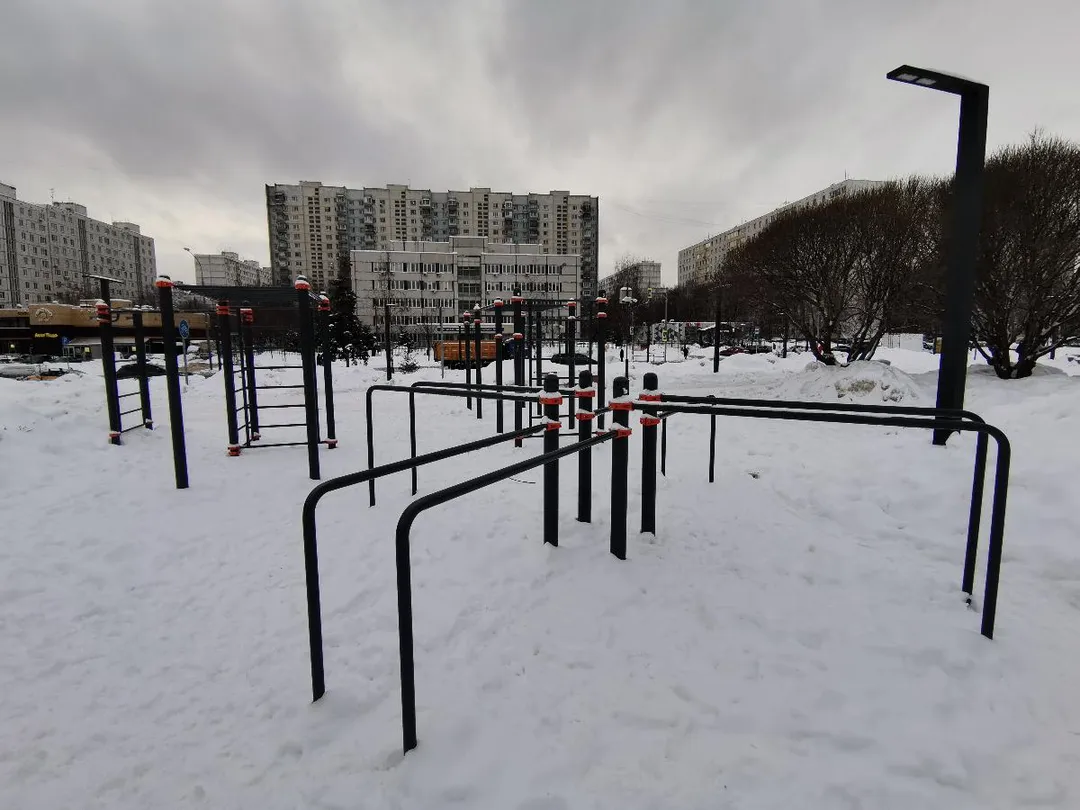 Bară de flotări la Calisthenics Park at улица Пришвина, Москва – fotografia 5 din 5