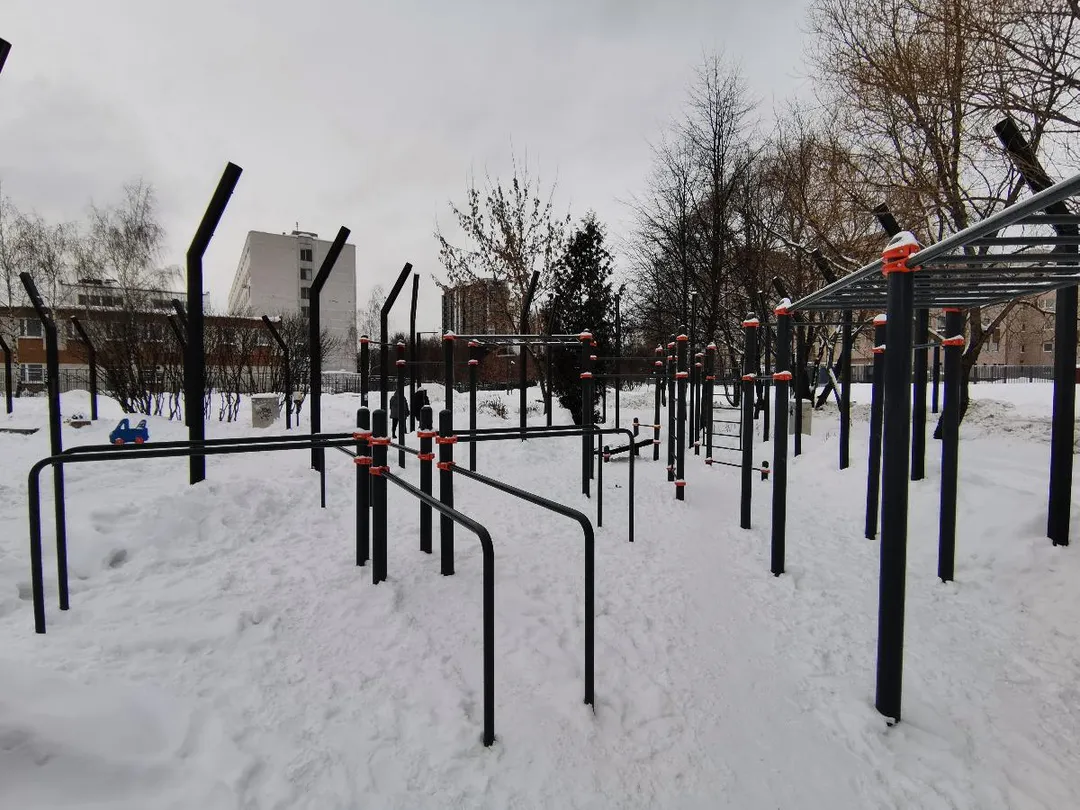 Бруси на майданчику Calisthenics Park at Костромская улица, Москва #wp2846 – фото 2 з 5