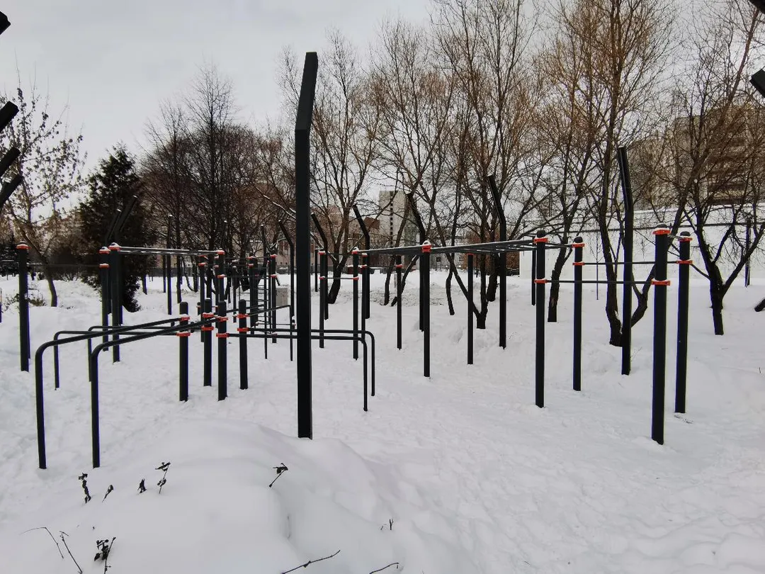 Упори для віджимань на майданчику Calisthenics Park at Костромская улица, Москва #wp2846 – фото 5 з 5