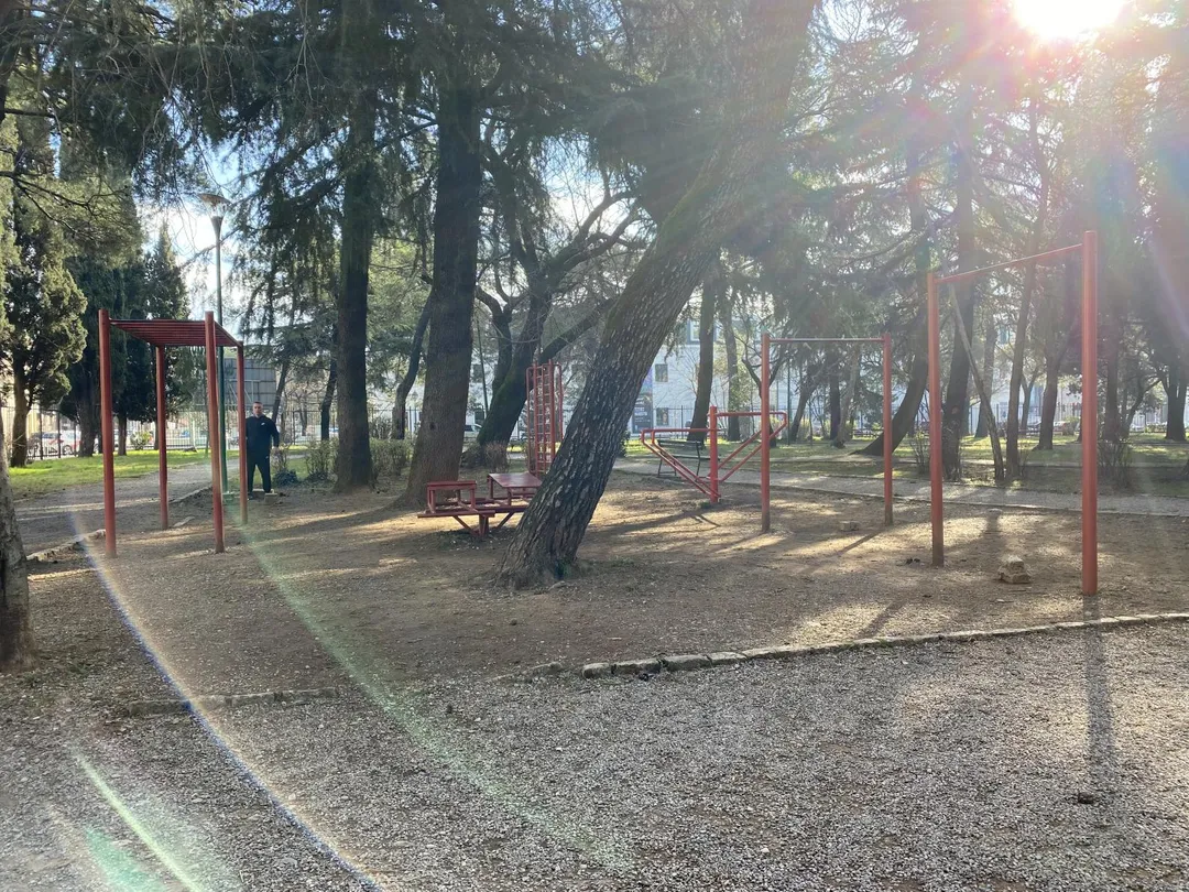 Spalier la Calisthenics Park at Vuka Karadžića, Podgorica – fotografia 5 din 5
