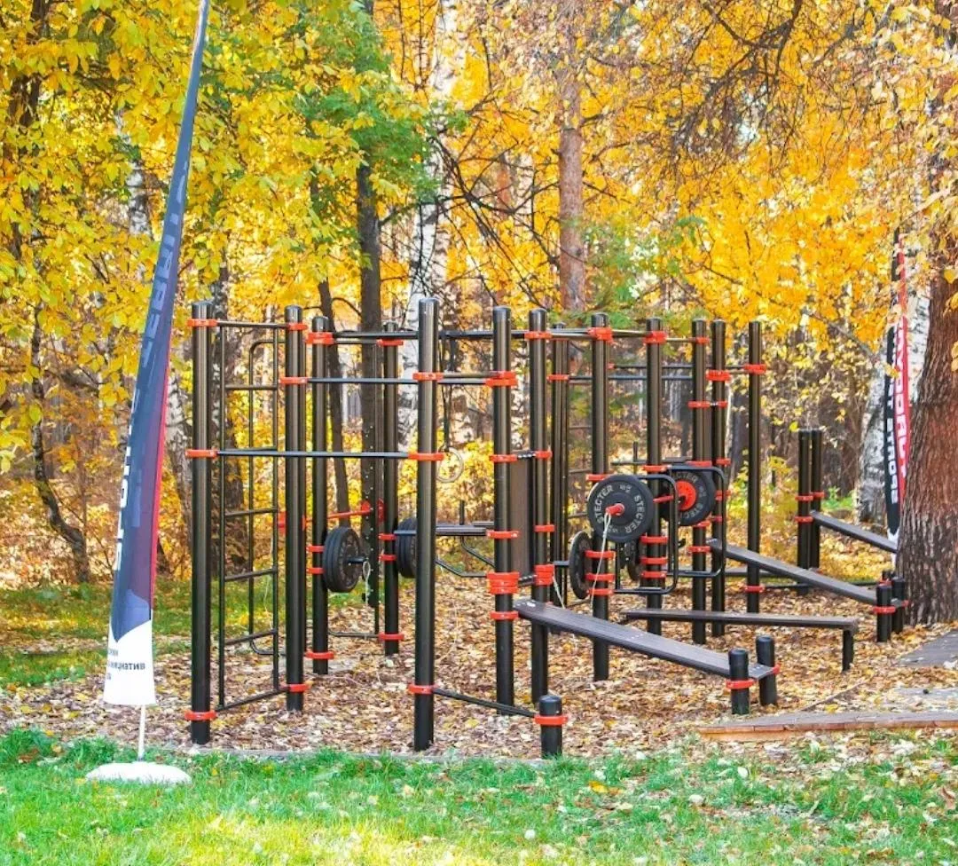 Barras de Mono en Calisthenics Park at Детский оздоровительный лагерь им. Зои Космодемьянской, Тургояк – foto 3 de 3