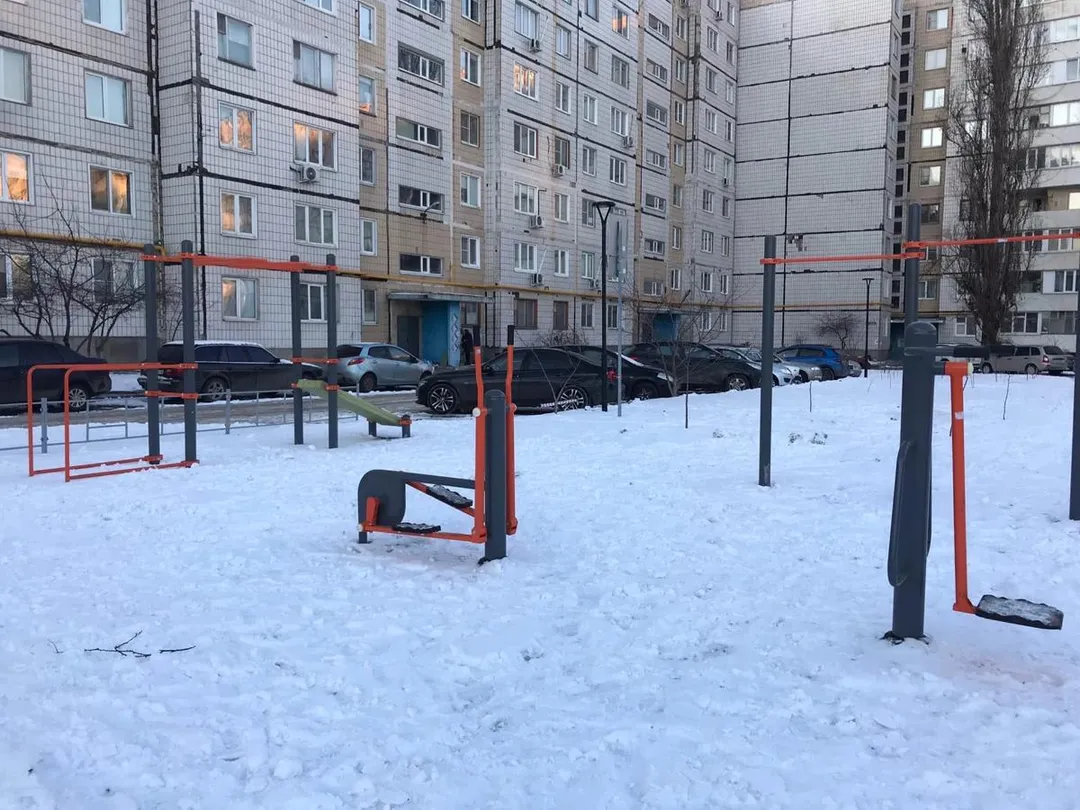 Monkey bar presso Outdoor Gym in Весенний микрорайон, Старый Оскол – foto 3 di 3