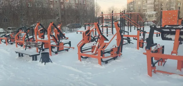 Calisthenics Park at Школьный проезд, Мончегорск