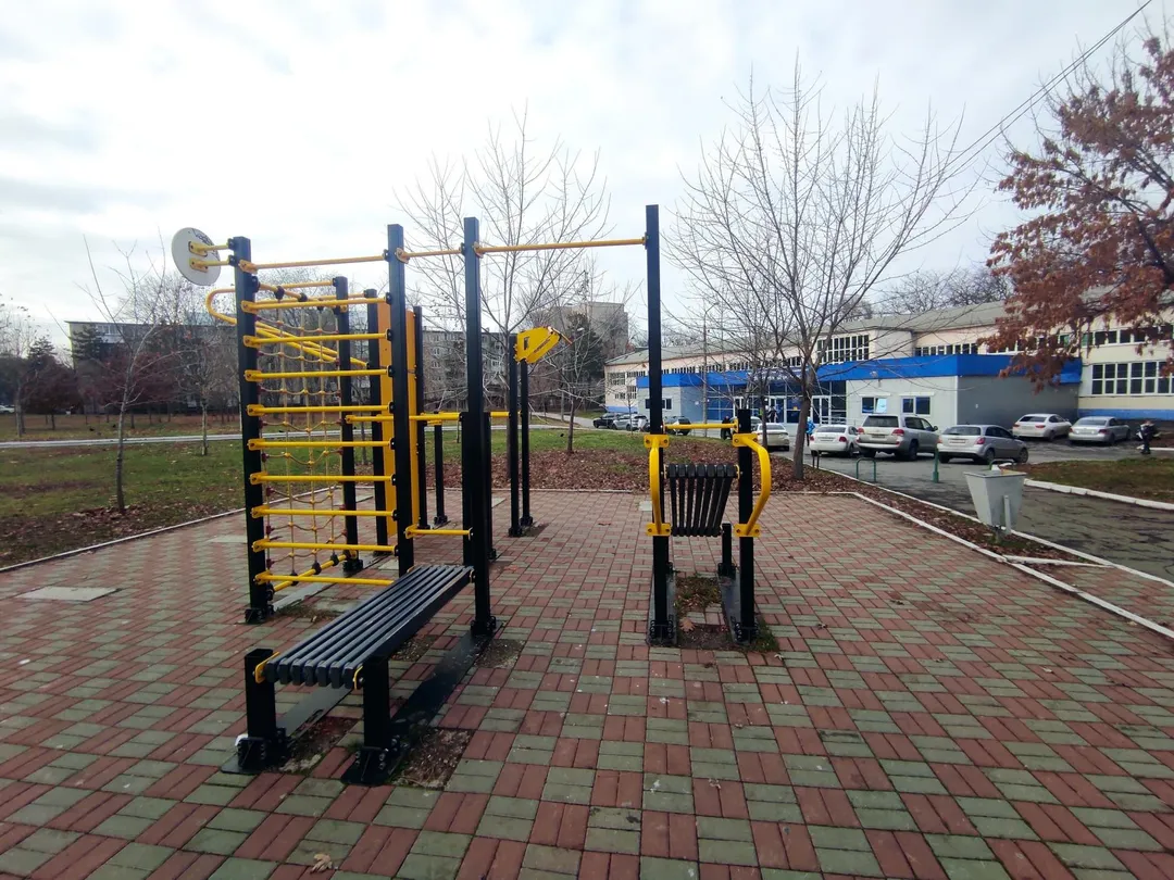 Banco de Abdominales en Calisthenics Park at улица Юфимцева, Ростов-на-Дону – foto 3 de 3
