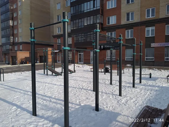 Calisthenics Park at Волжская улица, Красноярск