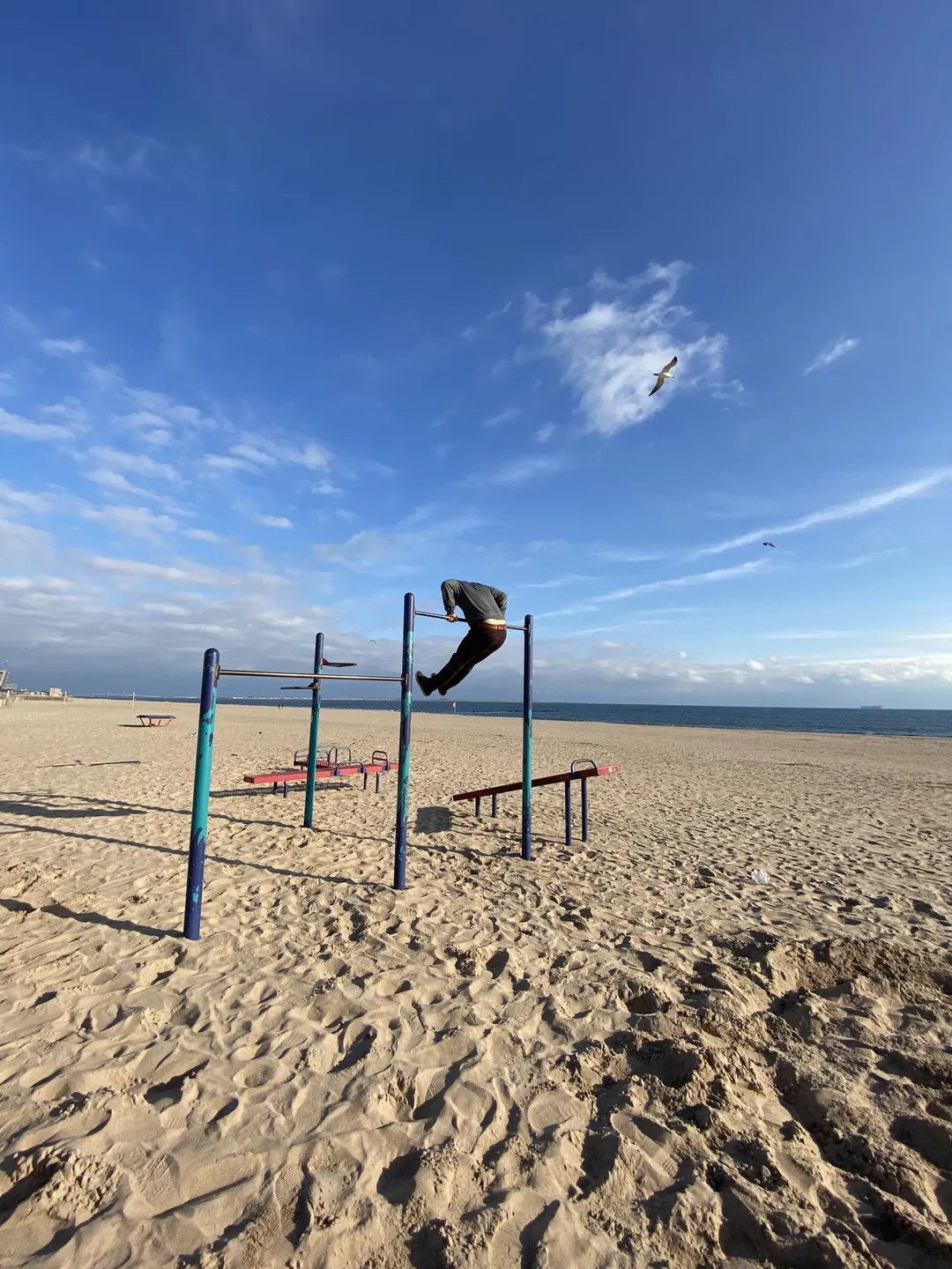 Pull Up Bar at Calisthenics Park at Coney Island Beach, City of New York – photo 1 of 2