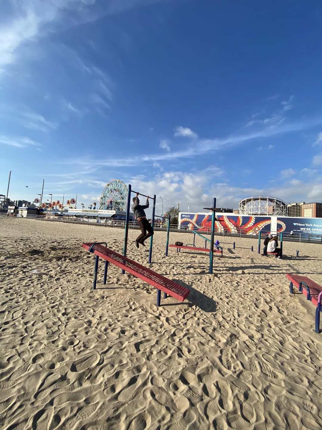 Push Up Bar at Calisthenics Park at Coney Island Beach, City of New York – photo 2 of 2
