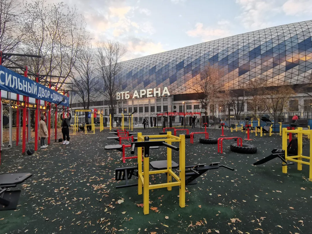 Pull Up Bar at Calisthenics Park at Сильный двор "Динамо", Москва – photo 1 of 3