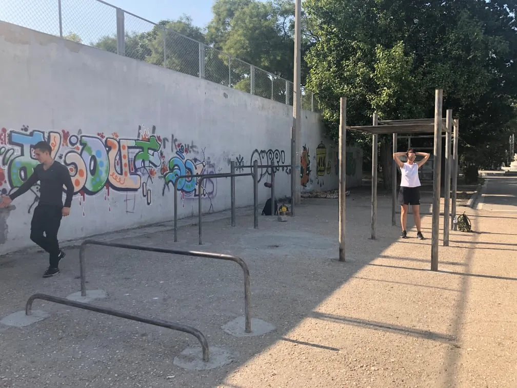 Monkey Bars la Calisthenics Park at Одесская улица, Севастополь #wp3008 – fotografia 3 din 3