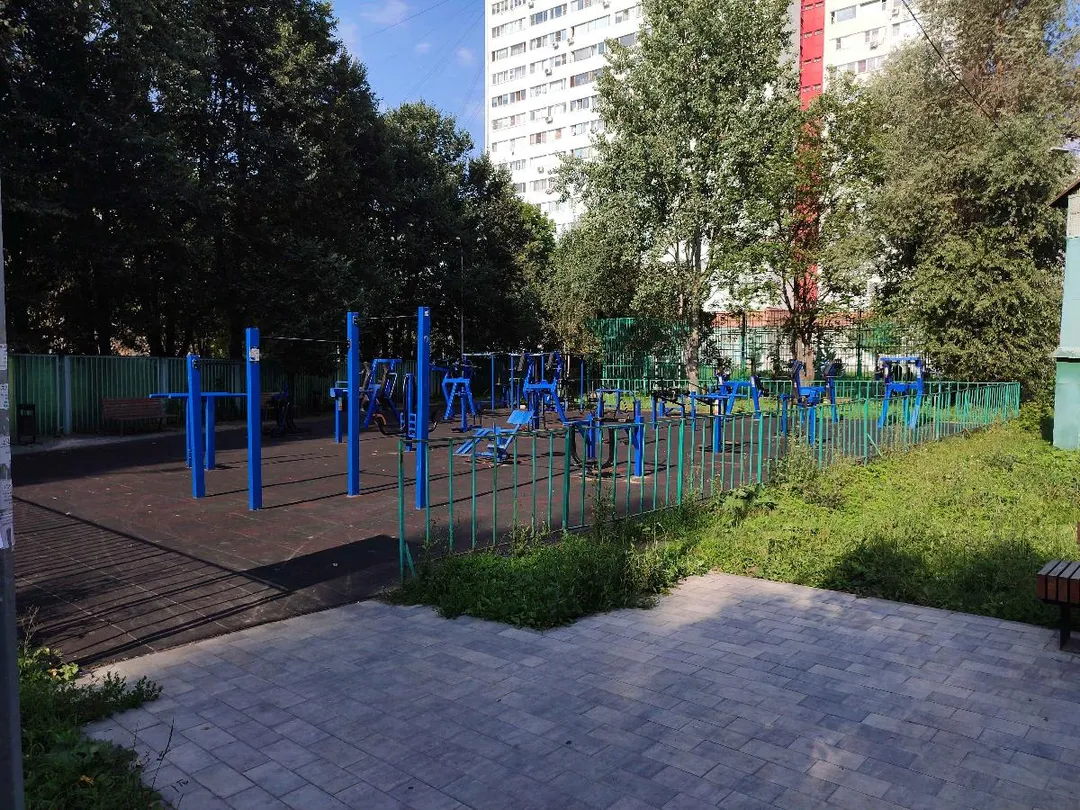 Barre de traction à Calisthenics Park at Академическая площадь, район Троицк – photo 1 sur 1