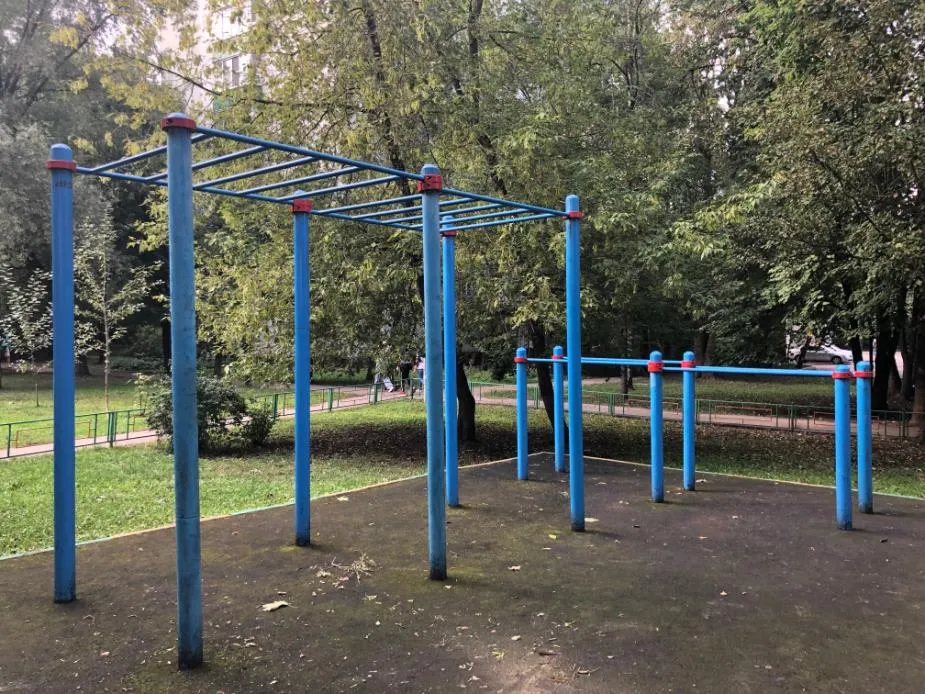 Бруси на майданчику Calisthenics Park at улица Медиков, Москва – фото 2 з 3