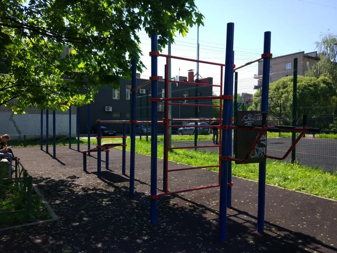 Maniglie per piegamenti presso Calisthenics Park at проспект Металлистов, Санкт-Петербург #wp3027 – foto 5 di 7