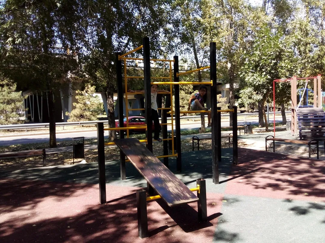 Pull Up Bar at Calisthenics Park at Райымбек даңғылы, Алматы – photo 1 of 2