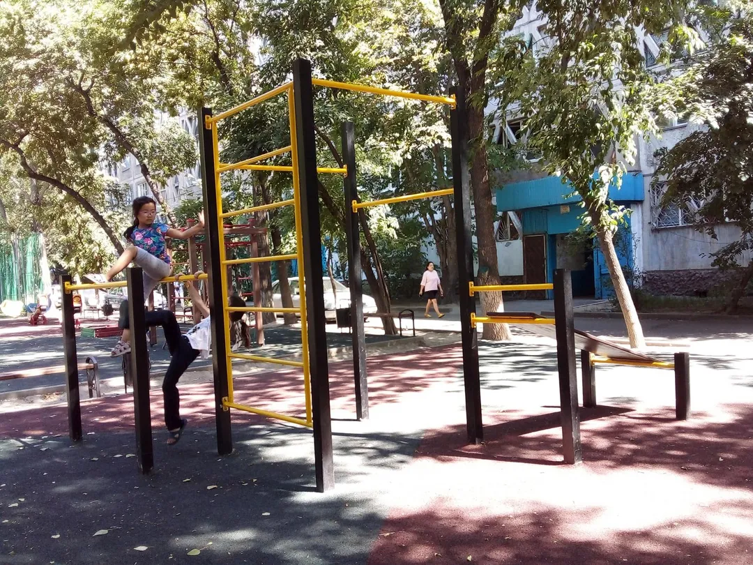 Parallel Gym Bars at Calisthenics Park at Райымбек даңғылы, Алматы – photo 2 of 2