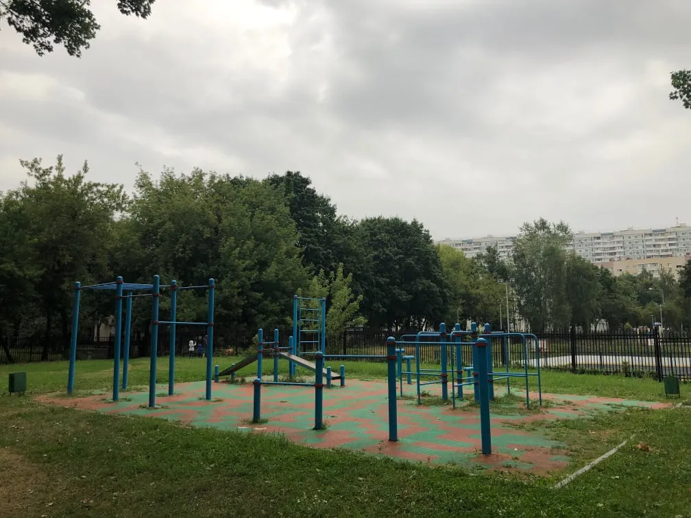 Бруси на майданчику Calisthenics Park at Бирюлёвская улица, Москва – фото 2 з 3