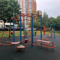 Calisthenics Park at Элеваторная улица, Москва #wp3036 - thumbnail 1