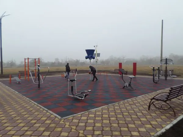 Calisthenics Park at Центральная аллея, Черногорск