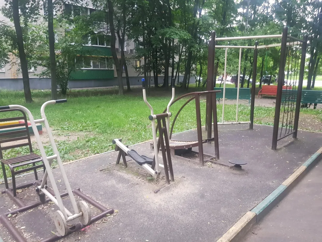 Pull Up Bar at Calisthenics Park at Напольный проезд, Москва – photo 1 of 2