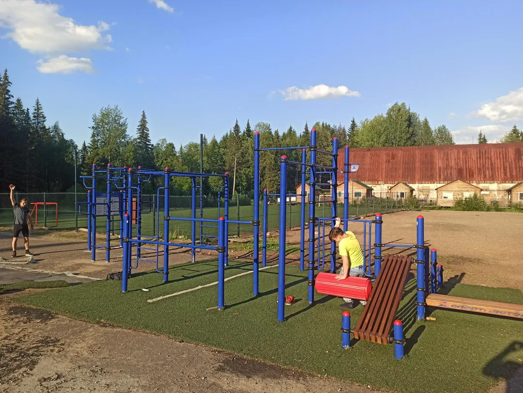 Упоры для отжиманий на площадке Calisthenics Park at Лыжная база Динамо, Сыктывкар – фото 2 из 4