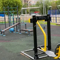 Calisthenics Park at Нагатинский бульвар, Москва - thumbnail 2
