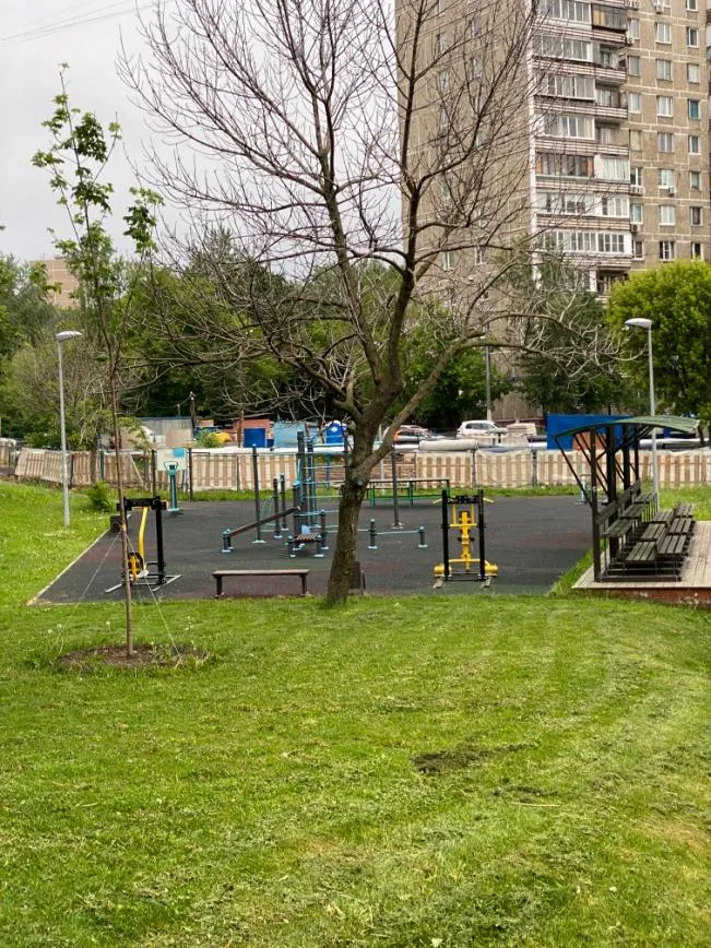 Bară de tracțiuni la Calisthenics Park at Нагатинский бульвар, Москва – fotografia 1 din 2