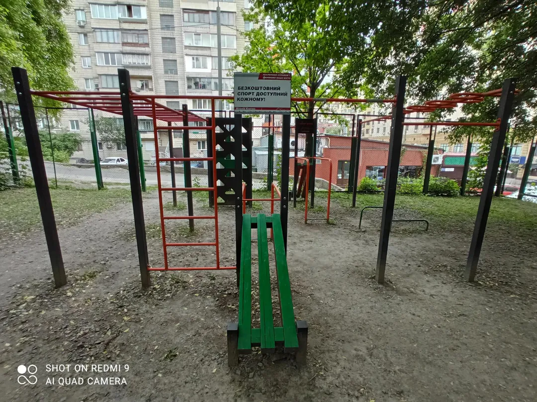 Брусья на площадке Calisthenics Park at Дмитрівська вулиця, Київ – фото 3 из 4