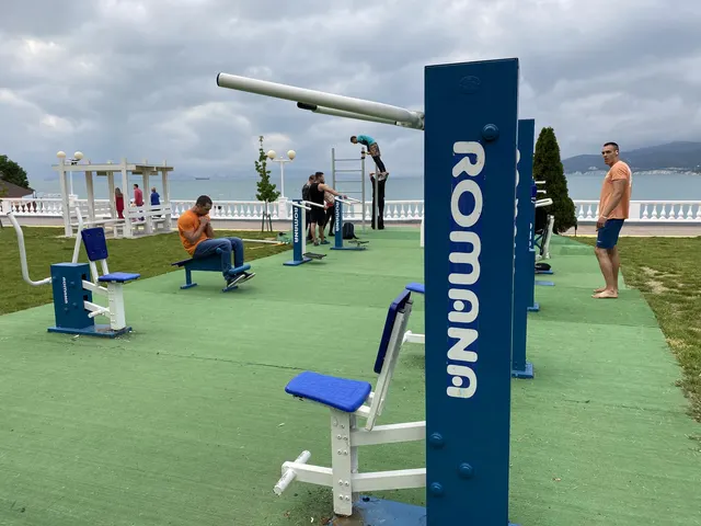 Calisthenics Park at улица Мира, Кабардинка #wp3151